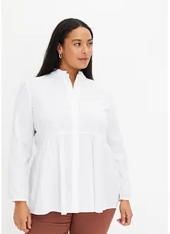 Camicetta lunga con arricciatura, bonprix