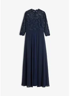 Abito lungo con pizzo, bonprix