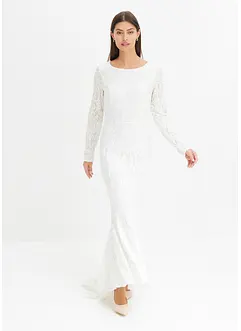 Abito da sposa ricamato con paillettes, bonprix