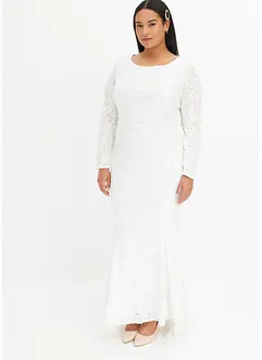 Abito da sposa ricamato con paillettes, bonprix