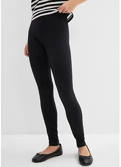 Leggings in misto cotone biologico elasticizzato (pacco da 2), bonprix