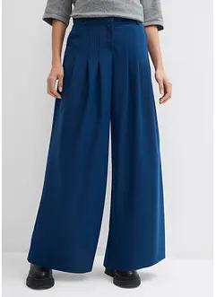 Pantaloni con pinces a vita alta in misto viscosa, bonprix