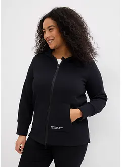 Felpa aperta in morbido misto cotone, bonprix