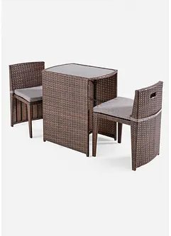 Tavolo e sedie da giardino (set giardino 3 pezzi), bonprix