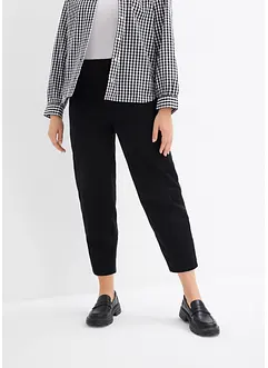 Pantaloni con cinta comoda in misto cotone, bonprix