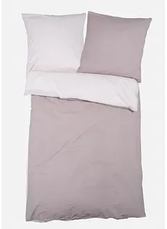 Biancheria da letto double-face tinta unita, bonprix