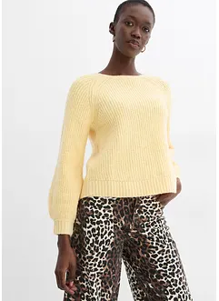 Cardigan double face con laccetti, bonprix