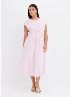 Abito svasato in jersey con dettaglio twist, bonprix