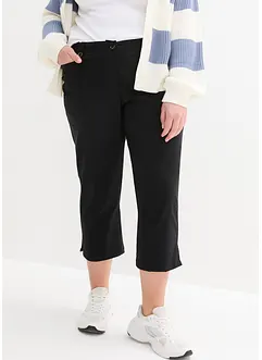 Pantaloni cropped in bengalina con fascia comoda in vita, bonprix