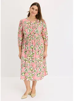 Abito midi in morbida viscosa, bonprix