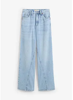 Jeans wide leg, vita alta, bonprix