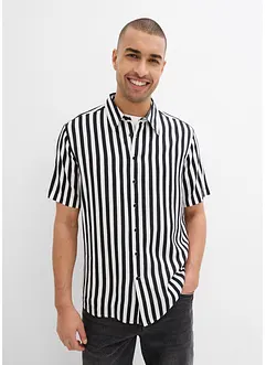 Camicia a maniche corte in viscosa morbida, bonprix