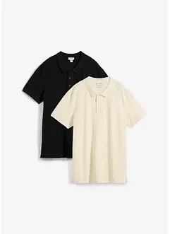 Polo in piquet di puro cotone biologico (pacco da 2), bonprix