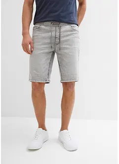 Bermuda in jeans elasticizzati con elastico in vita, regular fit, bonprix