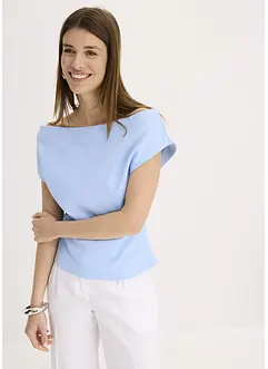 Maglia con spalle scoperte in puro cotone biologico, bonprix