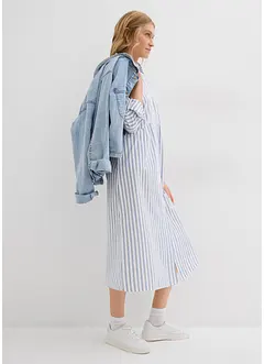 Abito in puro cotone con colletto, bonprix