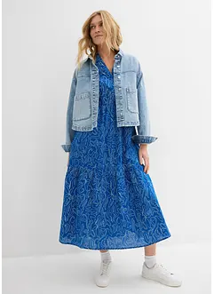 Abito midi largo in puro cotone, bonprix