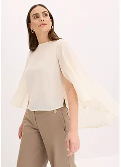 Blusa con mantella, bonprix
