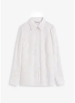 Blusa in chiffon jacquard, bonprix