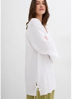 Maglia oversize in misto cotone biologico elasticizzato, bonprix