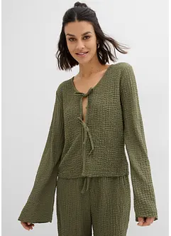 Cardigan in crêpe, bonprix