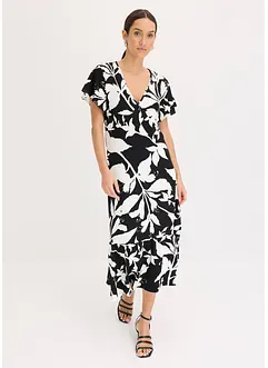 Abito midi con maniche ad aletta, bonprix