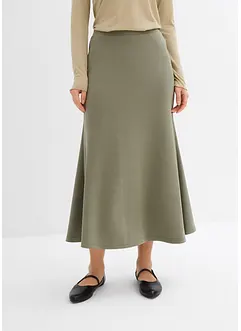 Gonna midi effetto neoprene, bonprix