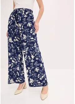 Pantaloni larghi con stampa, bonprix