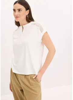 Maglia con pizzo, bonprix