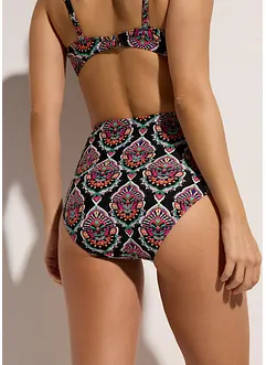 Slip per bikini a vita alta con sgambatura classica, bonprix