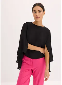 Blusa con mantella, bonprix