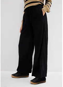 Pantaloni a palazzo in puro cotone, bonprix