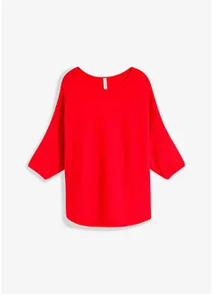 Maglione oversize a costine in misto viscosa, bonprix