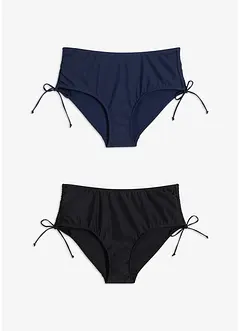 Slip per bikini con effetto modellante leggero (pacco da 2), bonprix