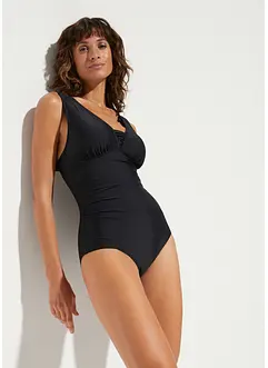 Costume intero modellante a compressione media con spalline larghe, bonprix