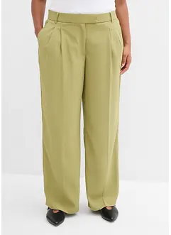 Pantaloni a palazzo con pinces, bonprix