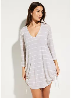 Maglia lunga copricostume con cappuccio in viscosa, bonprix