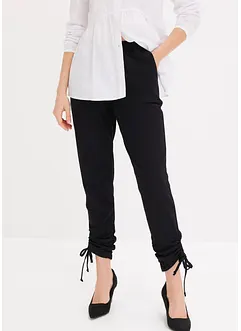 Pantaloni in jersey con arricciatura, bonprix