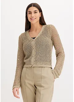 Cardigan traforato, bonprix