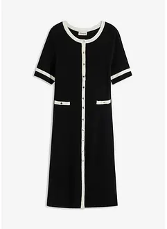 Abito in maglia con bottoni, bonprix