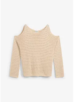 Maglione boxy con cut-out, bonprix