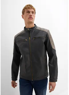 Giacca in similpelle stile biker, bonprix