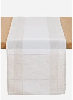 Runner da tavolo in tessuto jacquard tinta unita, bonprix