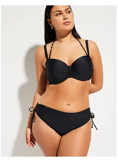 Bikini a balconcino con spalline aggiuntive da legare al collo (set 2 pezzi), bonprix