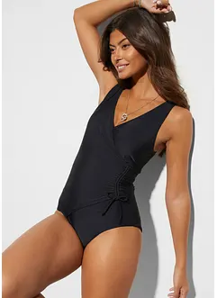 Costume intero con arricciatura e effetto modellante leggero, bonprix