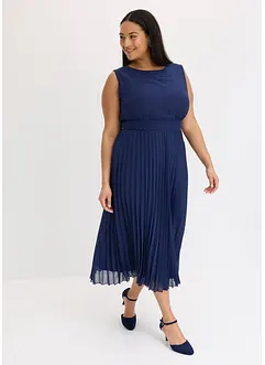 Abito di chiffon con gonna plissettata, bonprix