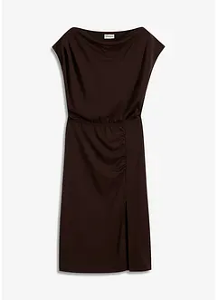 Abito di jersey asimmetrico con arricciatura, bonprix