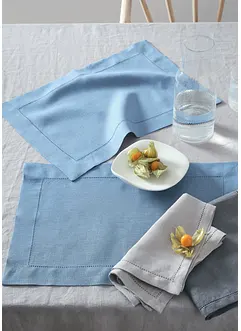 Tovagliette americane in lino (pacco da 2), bonprix
