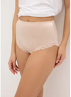 Culotte a vita alta lucida con effetto modellante medio, bonprix