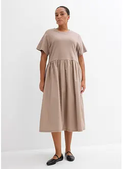 Abito midi in puro cotone, bonprix